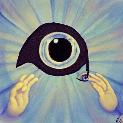 Image similar to eyeball angel