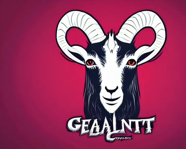 Image similar to goat esports logo vector art, deep focus, d & d, fantasy, intricate, elegant, highly detailed, digital painting, artstation, concept art, matte, sharp focus, illustration, hearthstone,