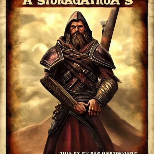 Image similar to a stormcloak propaganda poster, high definition, 1080p