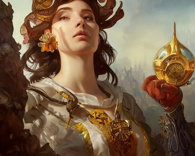 Image similar to photography of jan van kessel the elder, deep focus, d & d, fantasy, intricate, elegant, highly detailed, digital painting, artstation, concept art, matte, sharp focus, illustration, hearthstone, art by artgerm and greg rutkowski and alphonse mucha