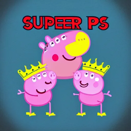 Image similar to superturbo peppa pig