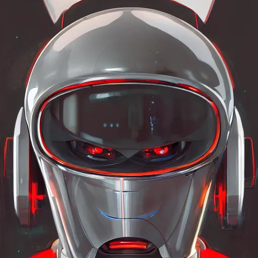 Image similar to !dream self portrait of a robot with a squid face. Red and black body armor, digital art, realistic, ultradetailed, concept art in the style of Science Fiction. art by Syd Mead and Moebius, trending on artstation, devianart, cgsociety