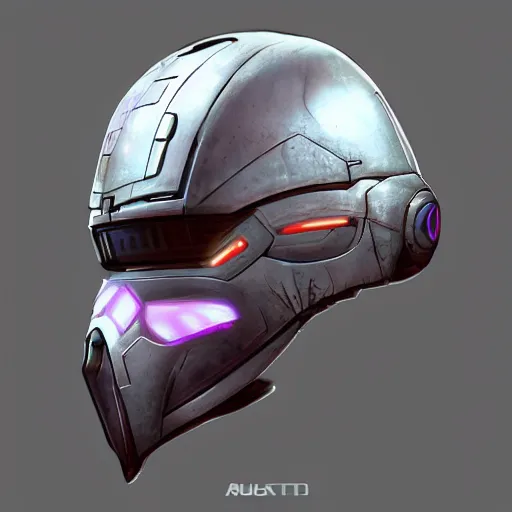 Prompt: cyberpunk helmet, concept art, artstation, high details, stickers