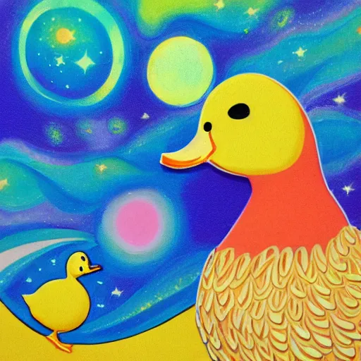 Prompt: Cosmic Duck