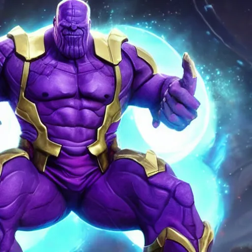 Image similar to thanos in league of legends