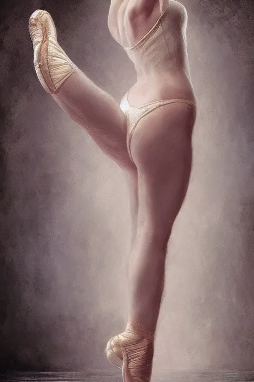 Image similar to ultra detailed hyper realistic deep focus smooth artstation wlop award winning ballerina monet