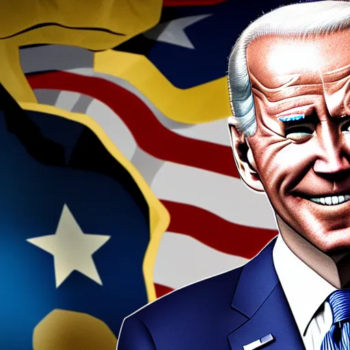 Image similar to portrait of joe biden cosplay as king shark, ultra detailed, 8 k resolution