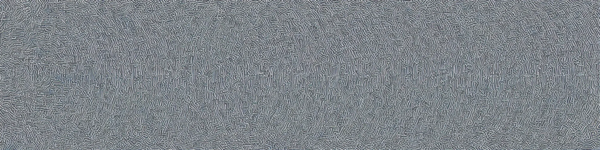 Image similar to flying over the surface of the death star, abstract pattern