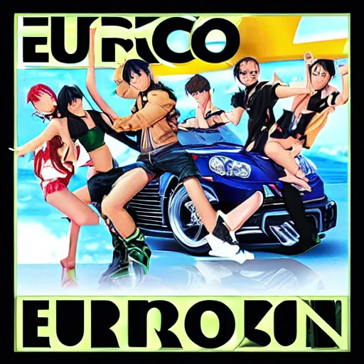 Prompt: Super Eurobeat vol 2 Album Cover