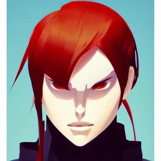 Image similar to face icon stylized minimalist bleach, loftis, cory behance hd by jesper ejsing, by rhads, makoto shinkai and lois van baarle, ilya kuvshinov, rossdraws global illumination