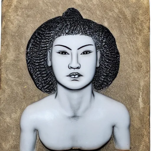 Image similar to female goddess mugshot