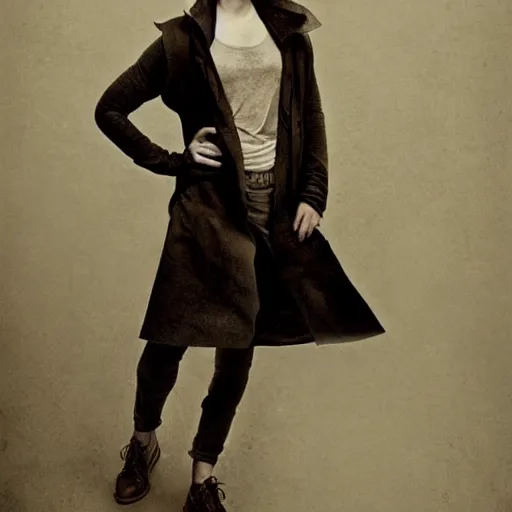 Prompt: emma watson, full body, by jean - baptiste monge