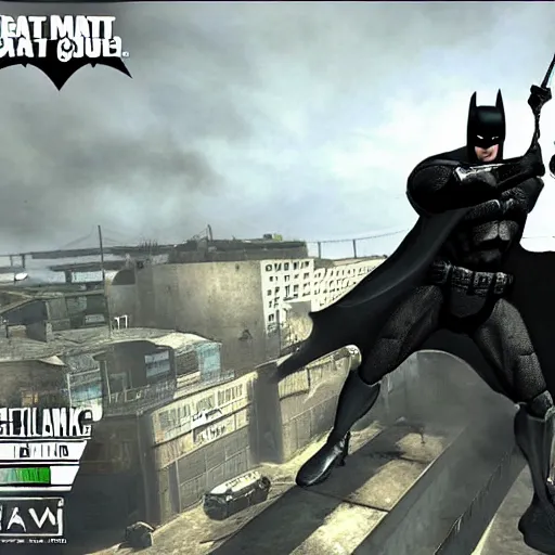 Image similar to Batman in Call of Duty MW2