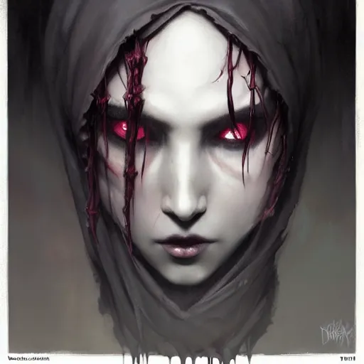 Image similar to dark cloaked necromancer, by tom bagshaw and craig davison and guy denning and harumi hironaka, trending on artstation hq, deviantart, pinterest, 4 k uhd image