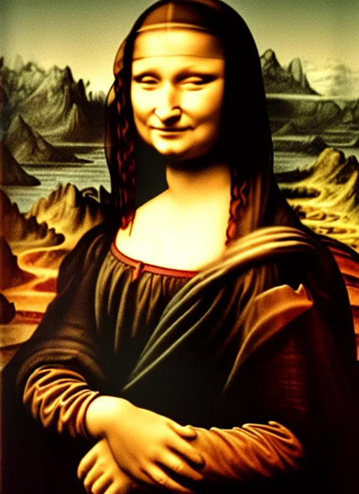 Image similar to robin williams as the mona lisa