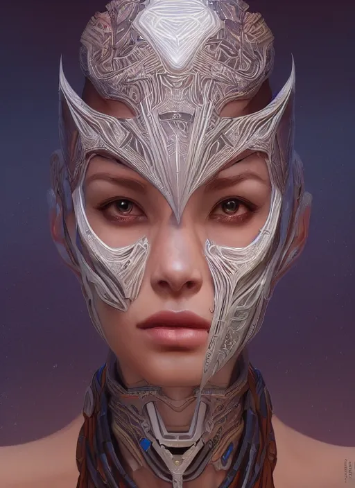 Prompt: symmetry!! portrait of smooth skin alien in the style of horizon zero dawn, machine face, intricate, elegant, highly detailed, digital painting, artstation, concept art, smooth, sharp focus, illustration, art by artgerm and greg rutkowski and alphonse mucha, 8 k