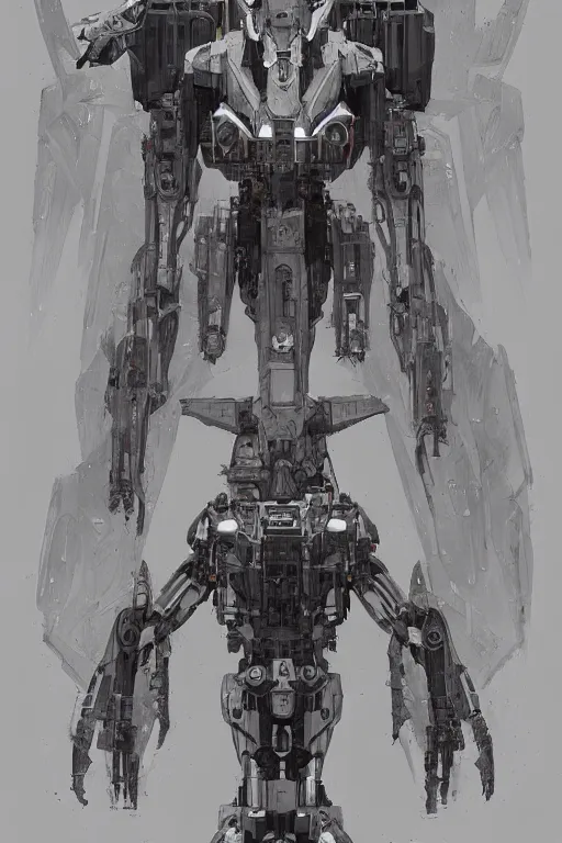 Image similar to very symmetrical!! full body illustrations of mecha, pen and ink, moderately detailed, by james gurney, by greg rutkowski, concept art, wings, cyborg feathers, spread, cyborg wing, artstation, deviantart, pinterest