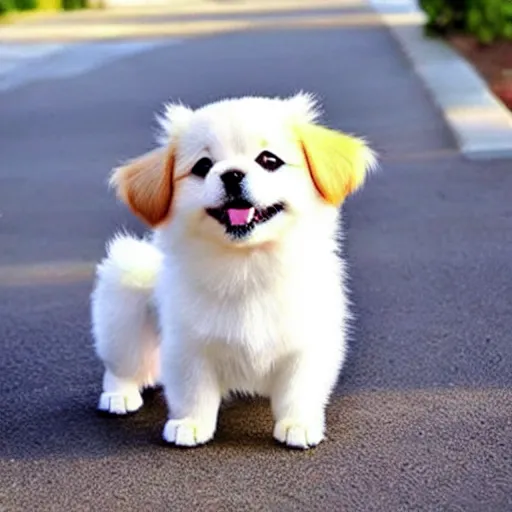 Prompt: Kawaii cute dog