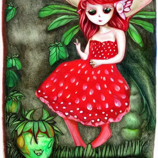 Image similar to strawberry fairy