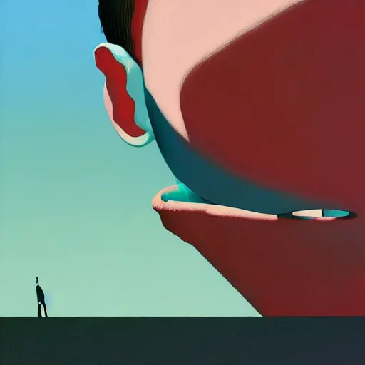 Image similar to Portrait of an abstract visual of artificial intelligence,highly detailed, very coherent, painted by Francis Bacon and Edward Hopper, Wayne Barlowe, painted by James Gilleard, surrealism, airbrush, art by JamesJean