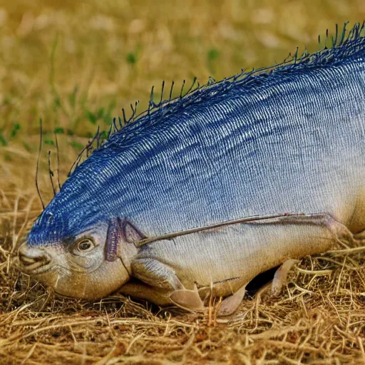 Image similar to land fish with four legs