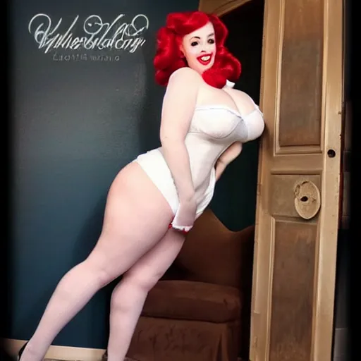 Image similar to curvy pin - up girl hilda