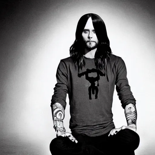 Prompt: jared letto is a cult leader