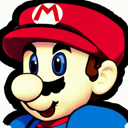 Image similar to mario ( super mario bros ) with no mustache