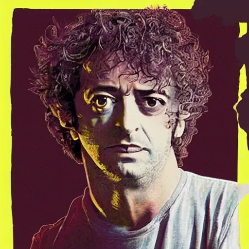 Prompt: gustavo cerati made of the universe