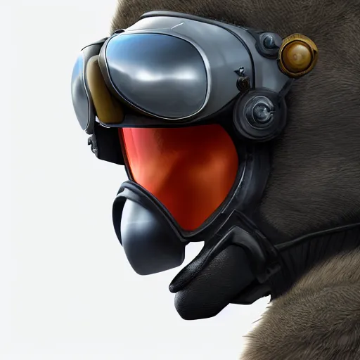 Image similar to a buzzard wearing an f - 1 6 fighter pilot helmet, vector art, digital illustration, hyper realistic, hyper detailed, 4 k, unreal engine, octane render