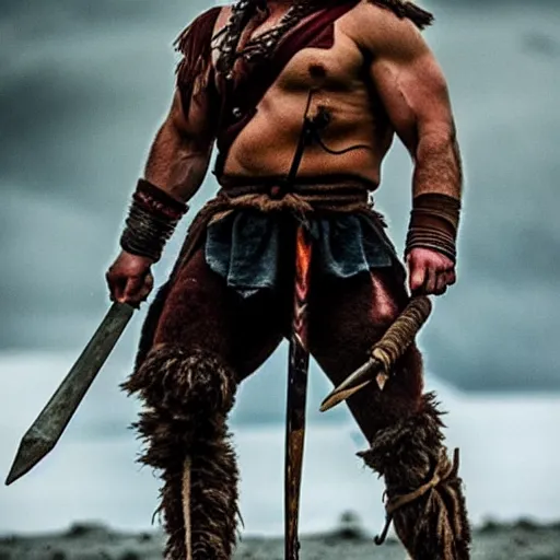 Image similar to Henry Cavill as Barbarian