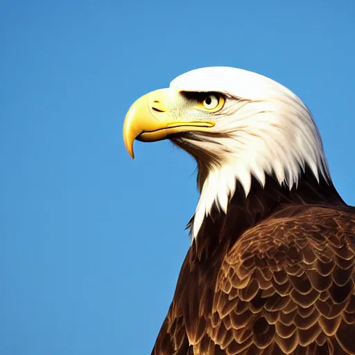 Image similar to portrait photo of an eagle