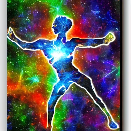 Image similar to character made of energy ~ artistic ~