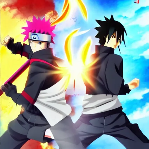 ArtStation - Naruto vs. Sasuke