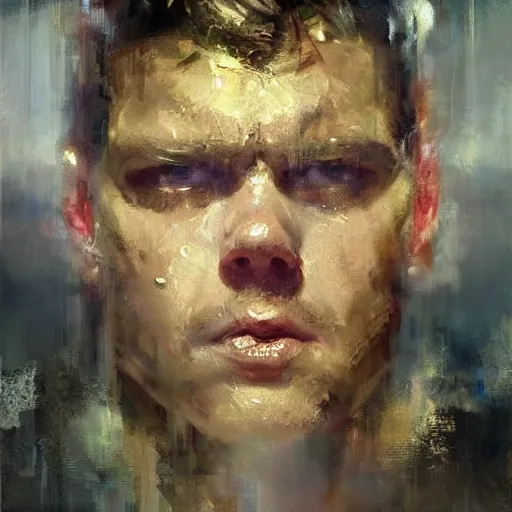 Image similar to face protrait of aqua man, realistic, ultrahd, jeremy mann painting