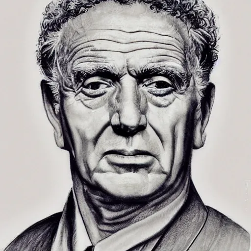 Image similar to figurativism proportional detailed portrait of james caan at elderly age of 1 0 5