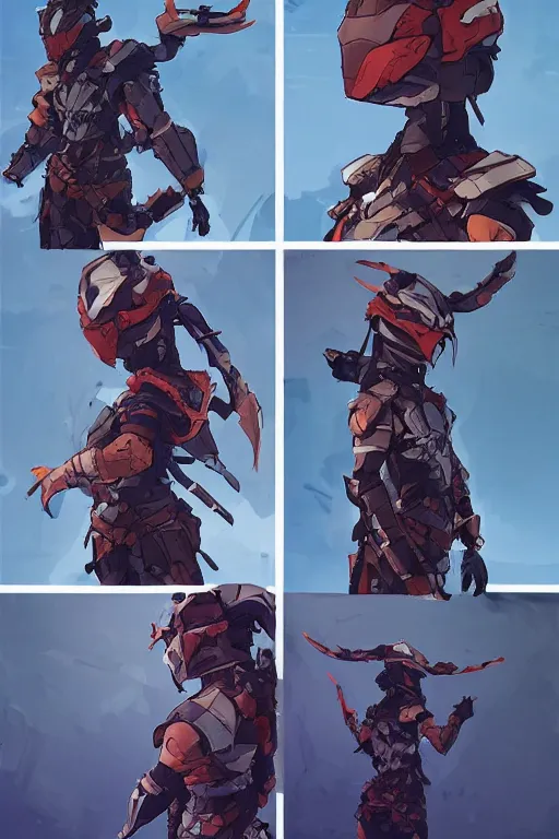 Image similar to combination suit armor aloy horizon forbidden west horizon zero dawn robot ninja mask helmet backpack tribal, art gta 5 comics, official fanart behance hd artstation by jesper ejsing, by rhads, makoto shinkai and lois van baarle, ilya kuvshinov, ossdraws radiating a glowing aura cgi rtx 2 0 2 2