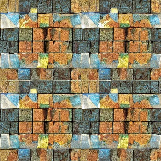 Image similar to a mosaic texture