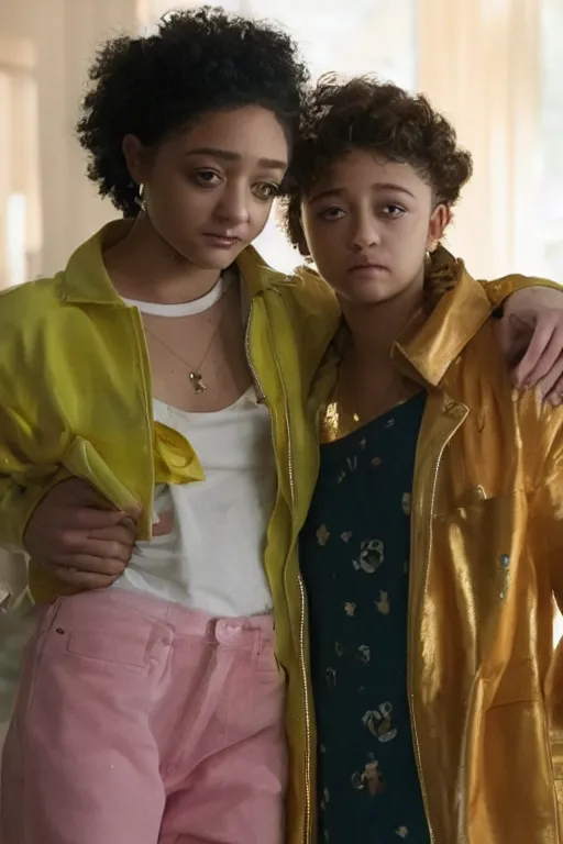 Prompt: Rue and Jules from Euphoria