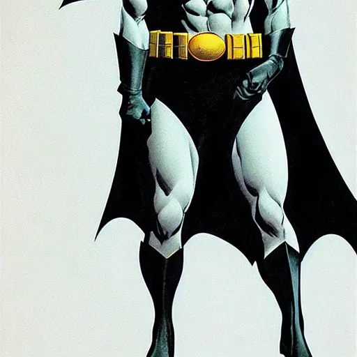 Prompt: batman full body character design by Alex ross