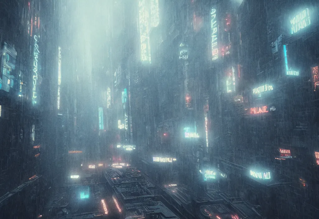 Image similar to a dramatic epic ethereal stunning beautiful and insanely detailed matte painting of a Blade Runner movie still, atmospheric and vaporwave composition, winning-award masterpiece, fantastic, octane render, 8K HD Resolution, High quality image