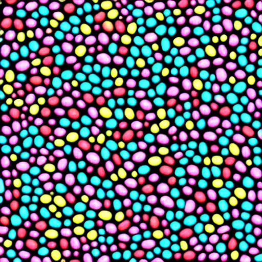 Prompt: marshmallow jelly beans digital cartoon art - n 9