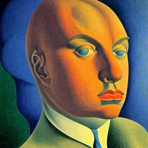 Image similar to figurative avant garde post - morden monumental dynamic interior portrait by magritte and edward hopper, inspired by william blake and gaugin, illusion surreal art, highly conceptual figurative art, intricate detailed illustration, controversial poster art