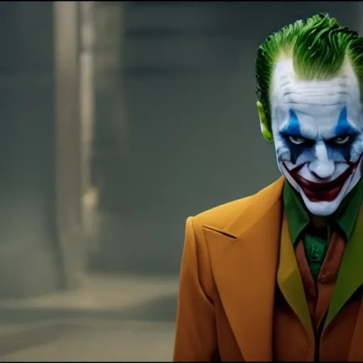 Prompt: Film still of The Joker, from Avatar: The Last Airbender (2005 TV Show)