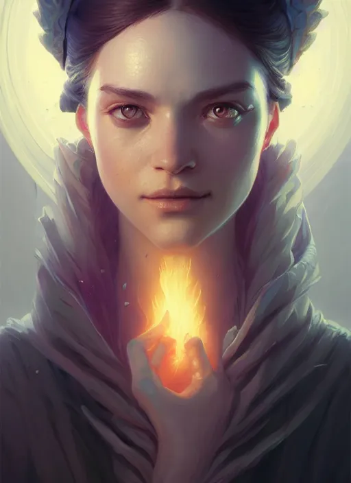 Image similar to Highly detailed necrotic portrait of a woman, Stephen Bliss, unreal engine, fantasy art by Greg Rutkowski, Loish, Rhads, Makoto Shinkai and Lois van baarle, ilya kuvshinov, rossdraws, Tom Bagshaw, global illumination, radiant light, detailed and intricate environment