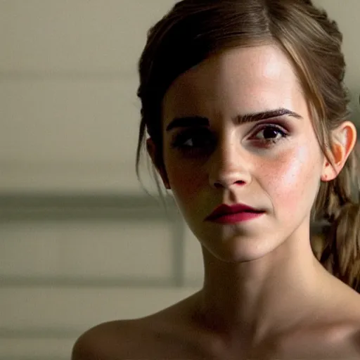 Image similar to film still of Emma Watson.