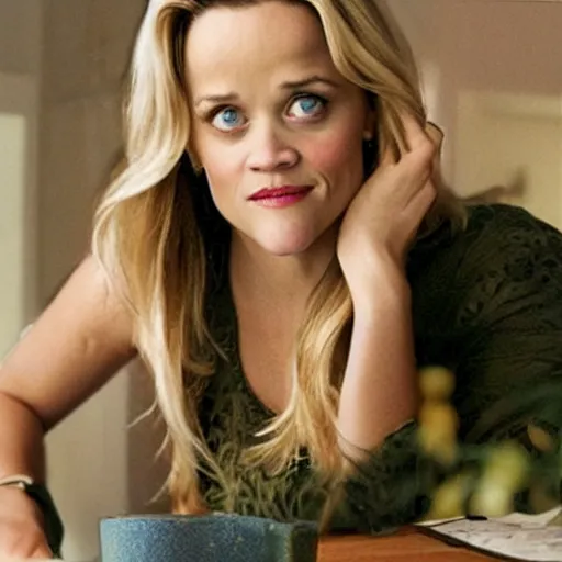 Image similar to reece witherspoon made of rice