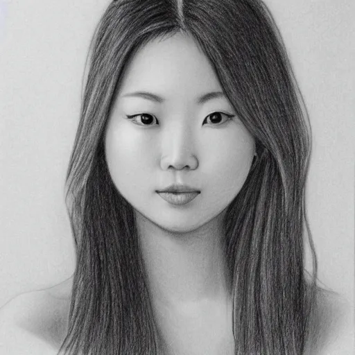 Making pencil sketch of a beautiful girl.-saigonsouth.com.vn