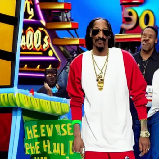 Prompt: snoop dogg on the price is right