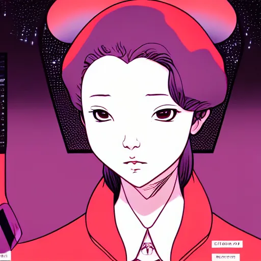 Image similar to portrait, princess, roses, satoshi kon, ethereal, glossy, laurie greasley, unconscious, illusions, intuition